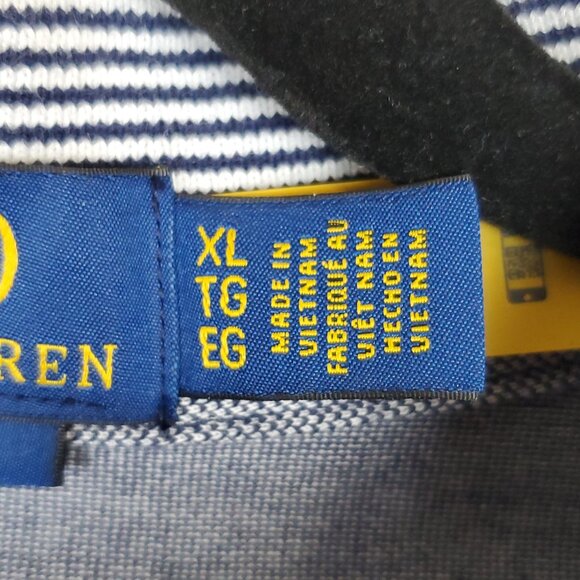 Polo Ralph Lauren Mens Golf Polo Blue XL Classic Fit Short Sleeve Golf Casual - Picture 5 of 13
